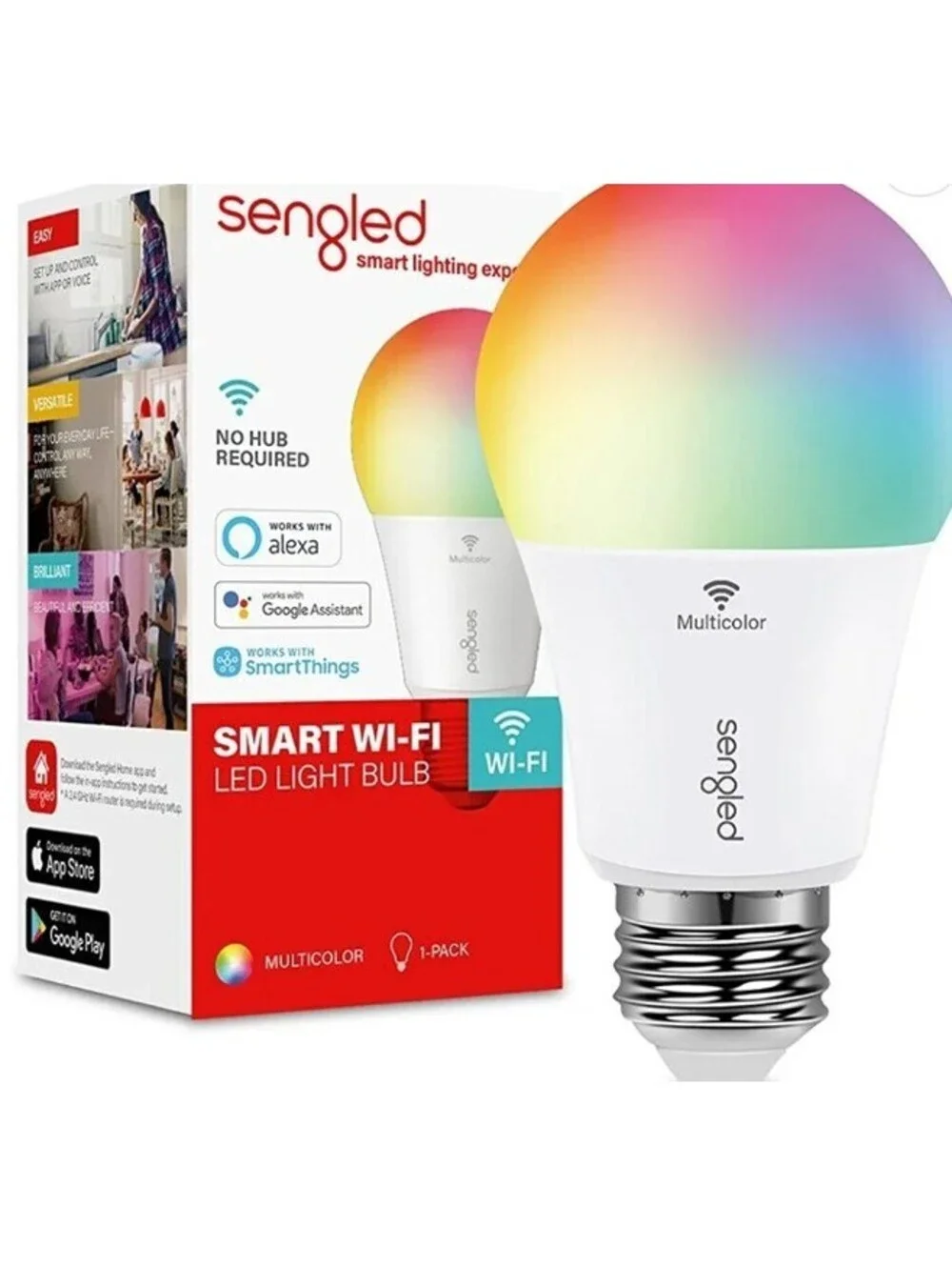 Sengled Smart Light Bulb, Color Changing Light Bulb, WiFi Light Bulbs